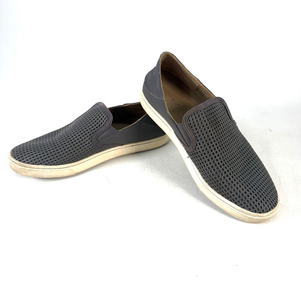 Olu'Kai Pehuea Womens Size9 Shoes Gray Slip-On Comfort Casual Low Top Sneakers